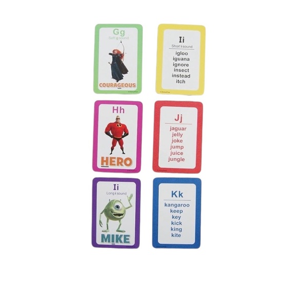Disney-Pixar® Phonics Flash Cards 36-Count - Picture 2 of 3